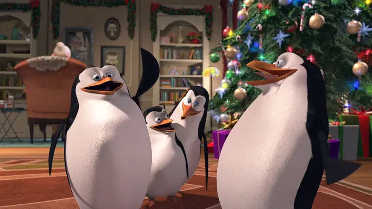 Pingwiny z Madagaskaru: Misja Świąteczna Cały Film • Vider • Online